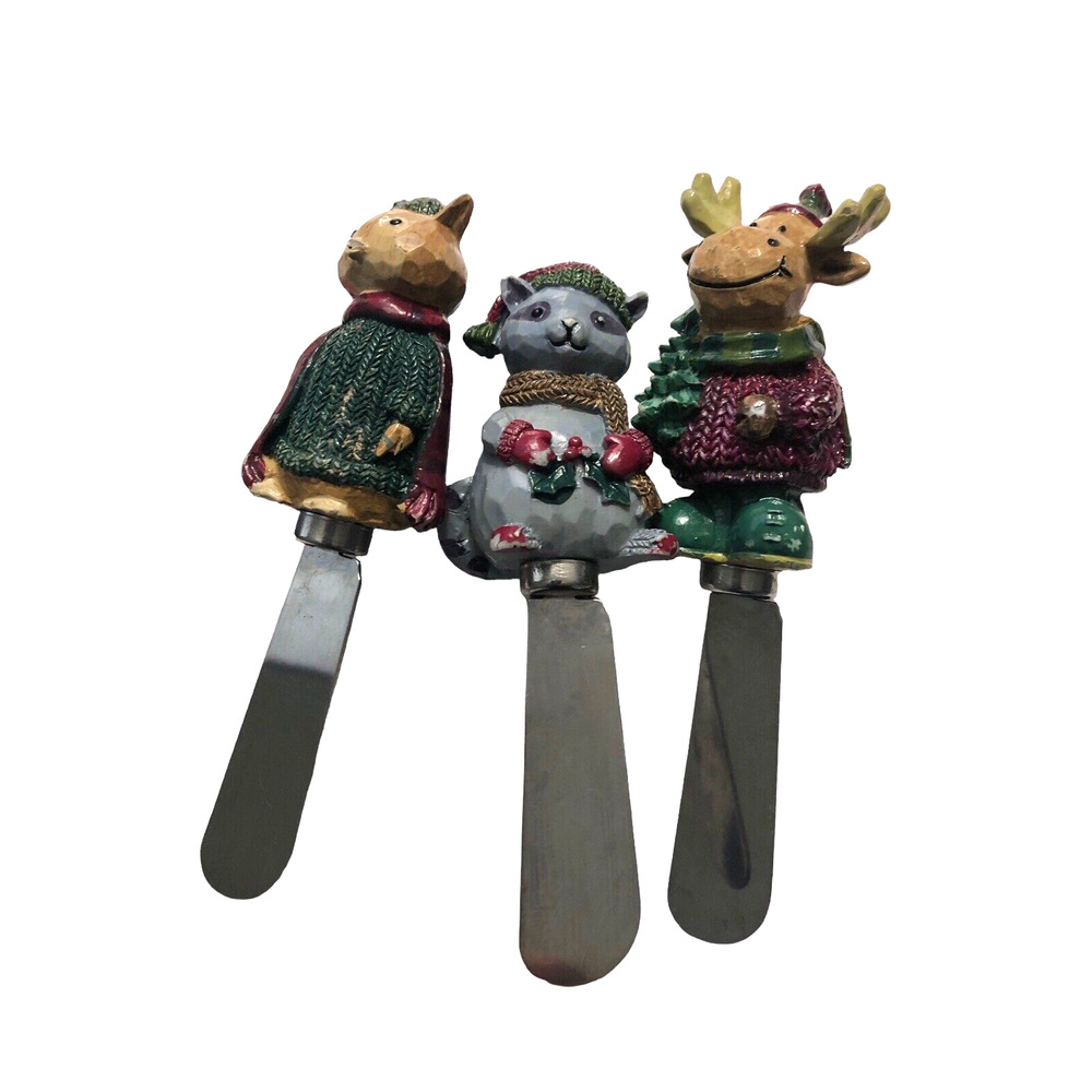 Set of 3 Christmas Nicholas Square Heartland Spreaders ($)3928
